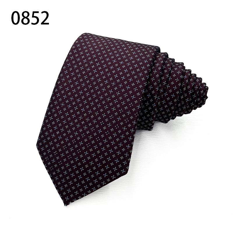 Polyester Red Dot Tie Print Herre Slips