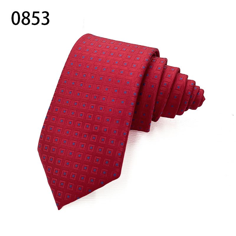 Polyester Red Dot Tie Print Herre Slips