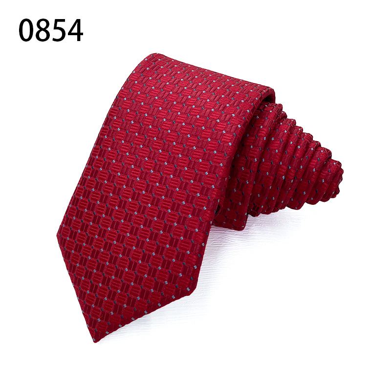 Polyester Red Dot Tie Print Herre Slips