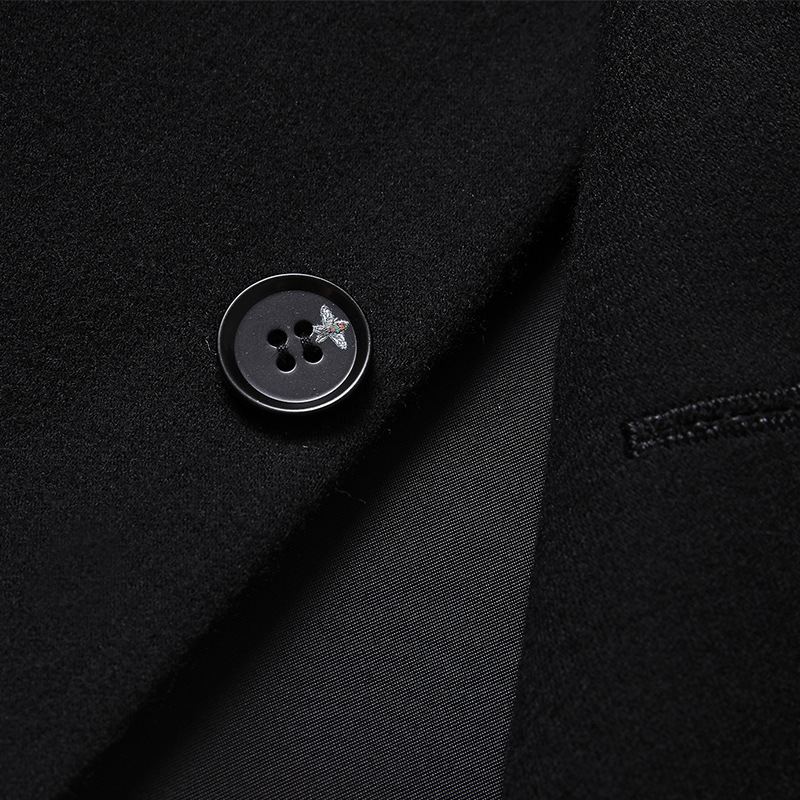 Suit Mænds Casual Slim Pure Wool Lille Jakkesæt Professionel