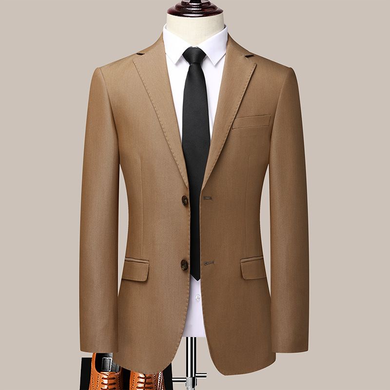 Casual Suit Herreoverdel Fashion Slim Fit Light Business Small Herrejakke